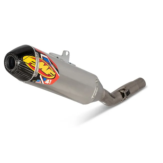 4.1 RCT S/S CRF450R 2021-25/RX 2021-24 Slip On W/R Carbon cap FMF (FMF-041602)