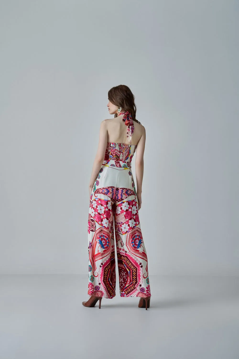 Alexa Paisley Print Jumpsuit