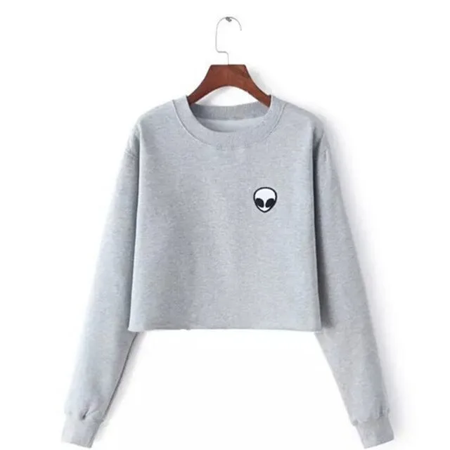 Alien style crop sweater