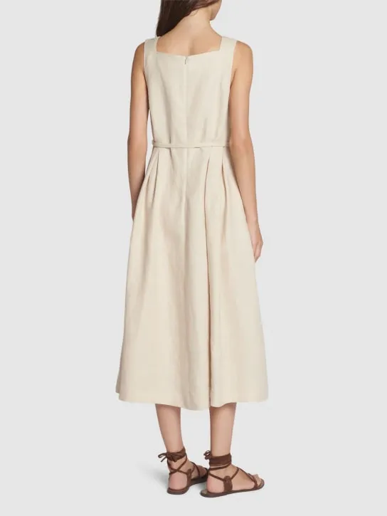 &#x27;S Max Mara   Cipro linen sleeveless midi dress 