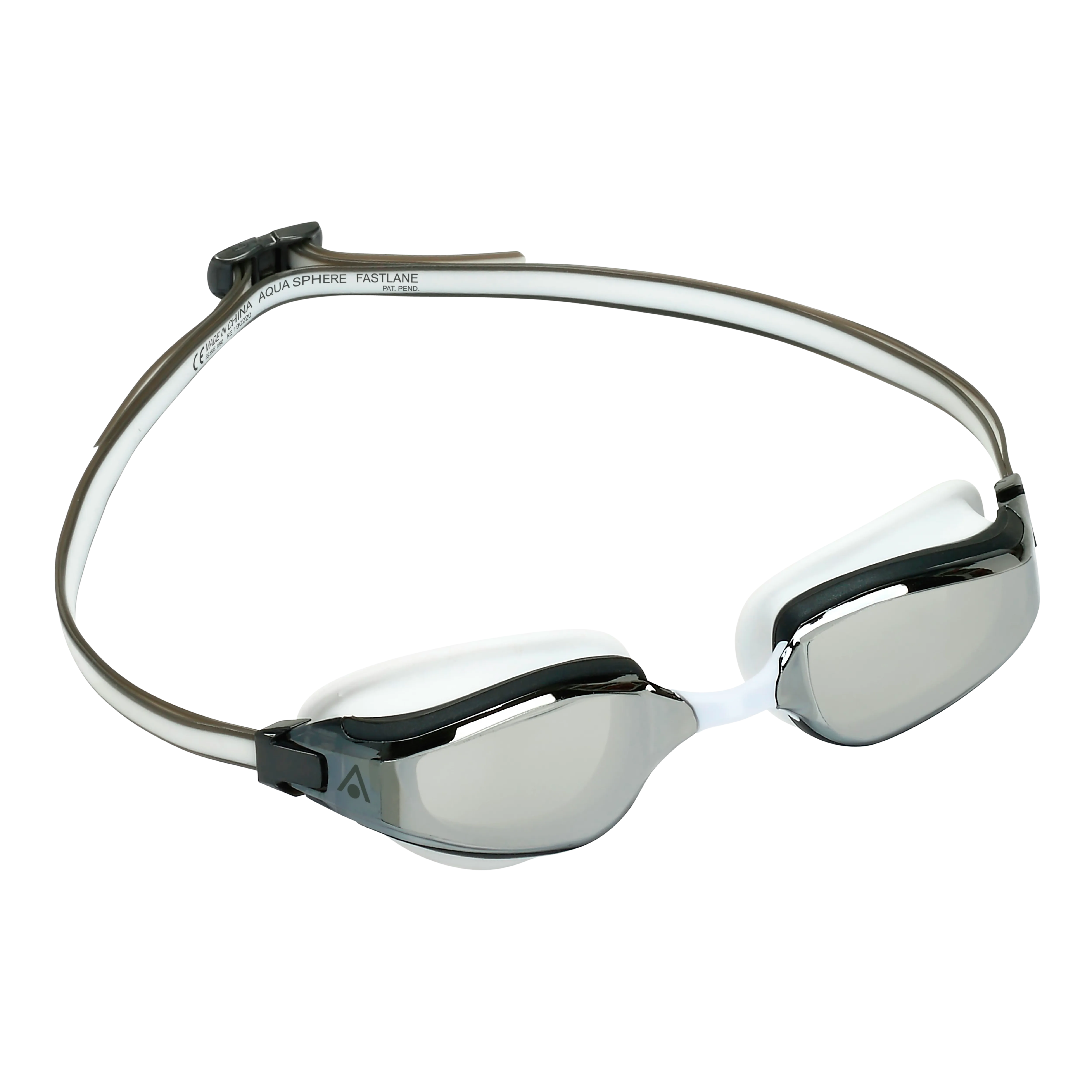 Aqua Sphere Fastlane.A1 - White/Gray - Silver Titanium Mirrored