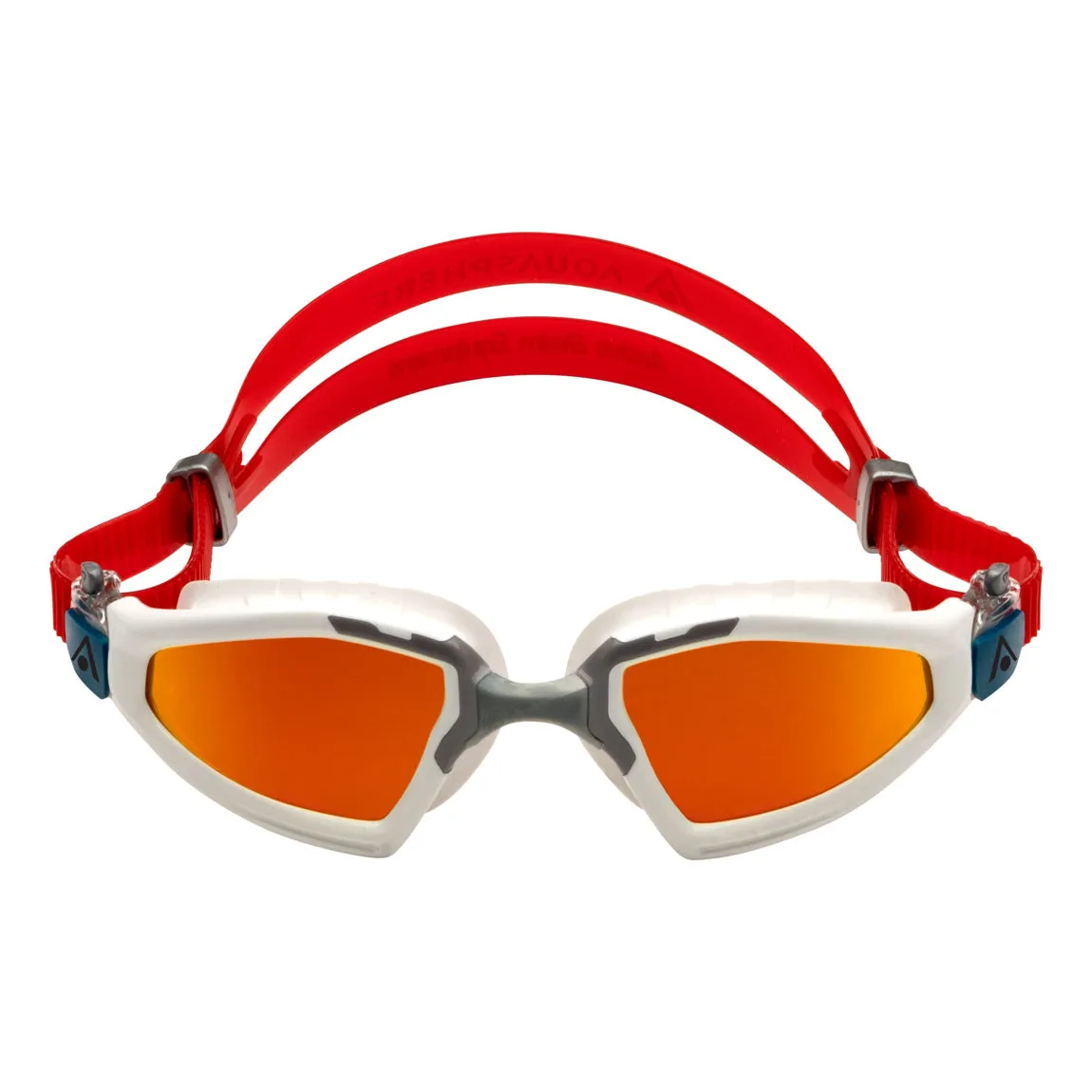 Aqua Sphere Kayenne Pro.A - WHT/GRY:Red Titanium Mirrored