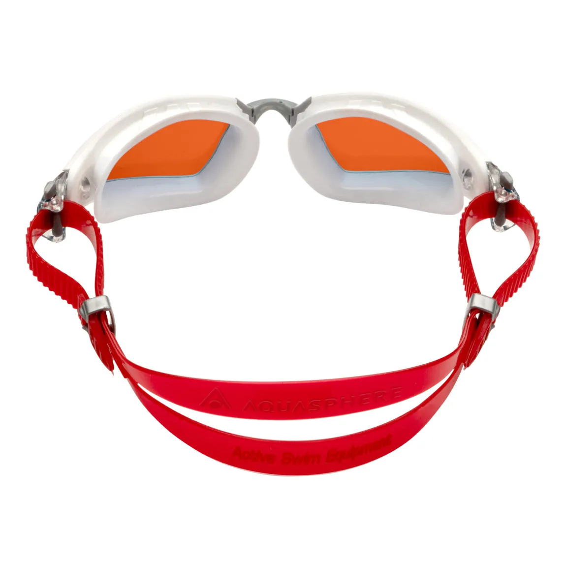 Aqua Sphere Kayenne Pro.A - WHT/GRY:Red Titanium Mirrored