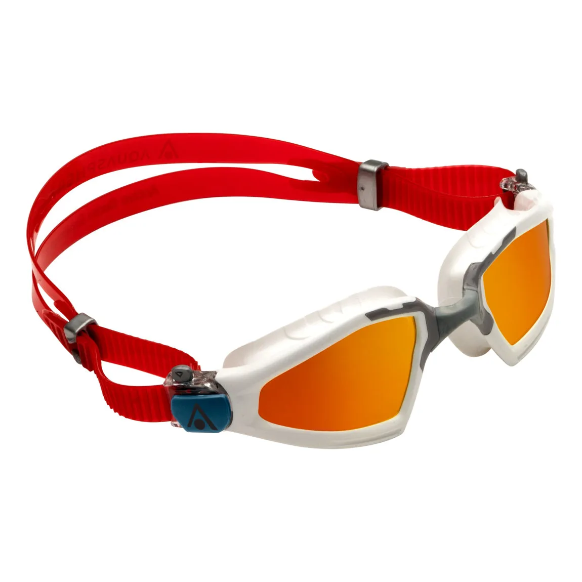 Aqua Sphere Kayenne Pro.A - WHT/GRY:Red Titanium Mirrored