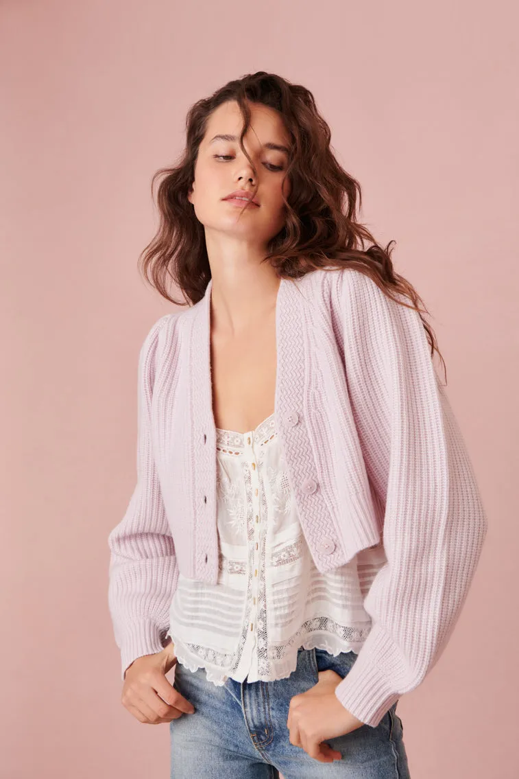 Avignon V-Neck Crop Cardigan