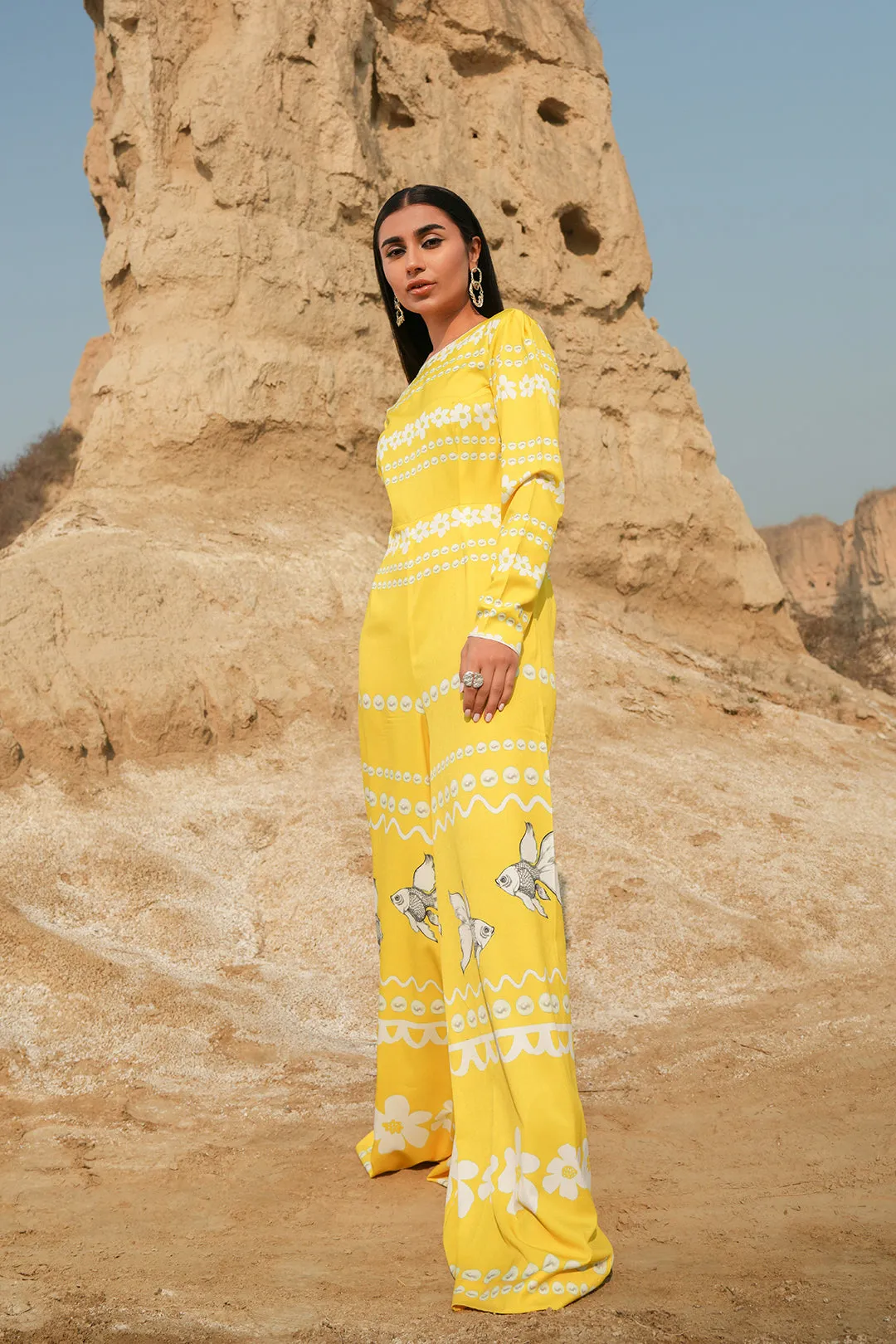 Baurai Jumpsuit - Yellow