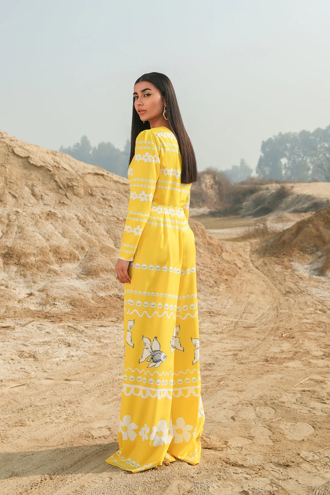 Baurai Jumpsuit - Yellow