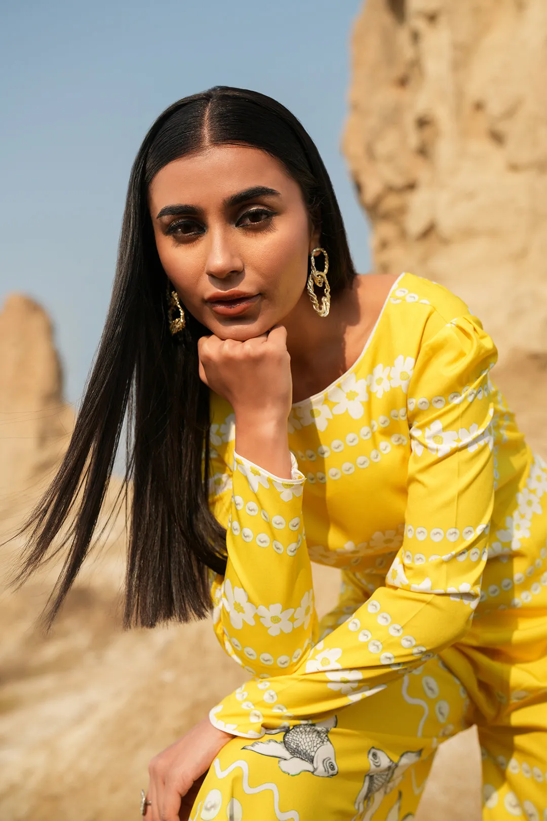 Baurai Jumpsuit - Yellow