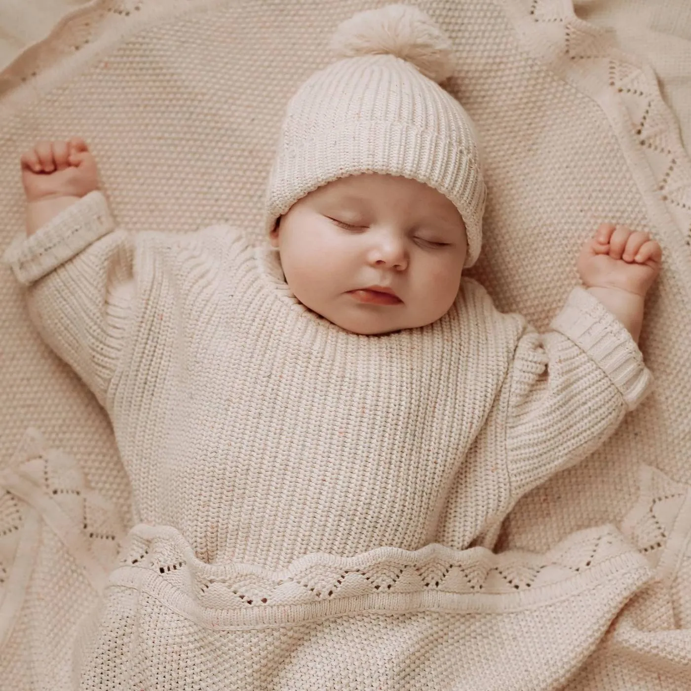 BEANIE | OATMEAL FLECK