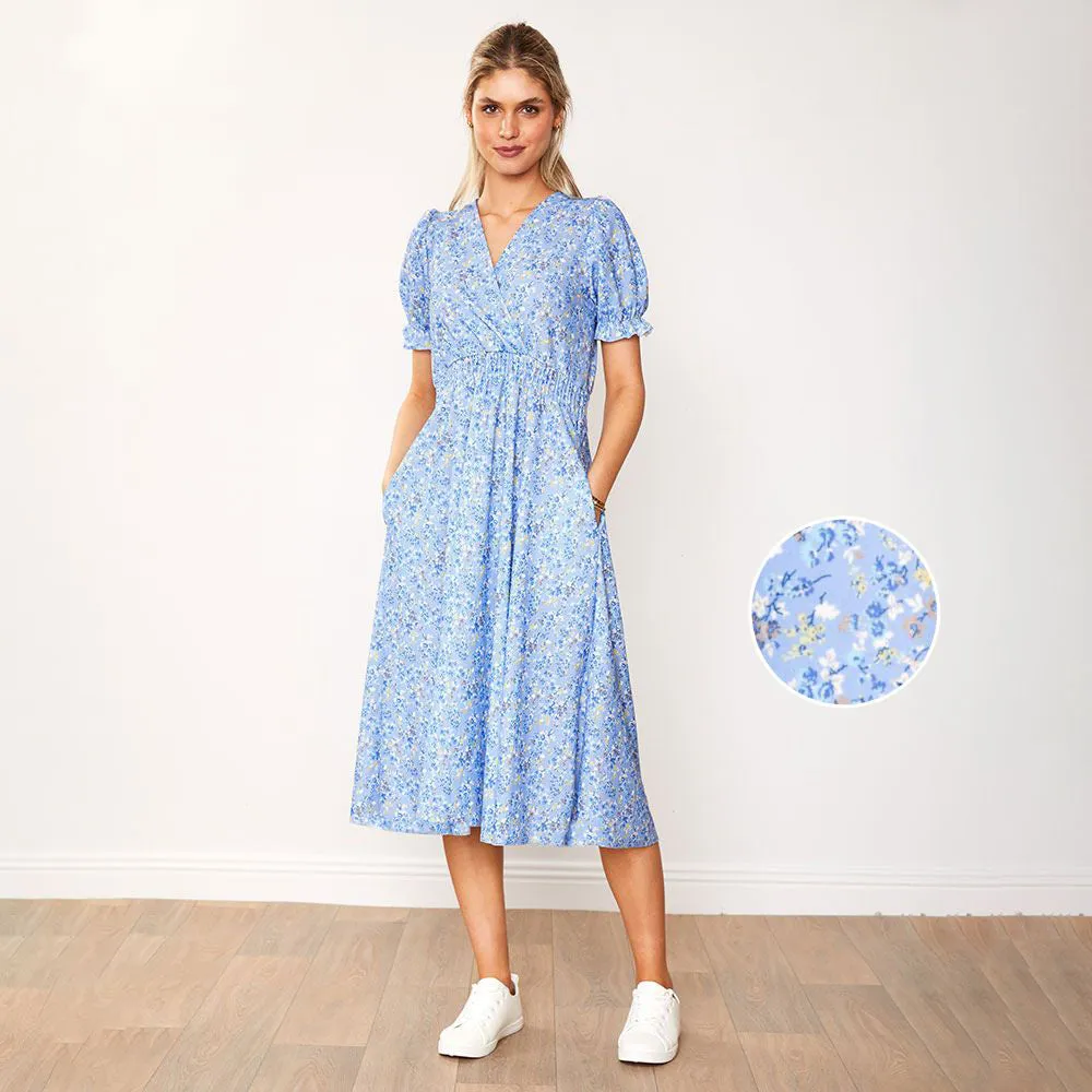 Belle Dress (Blue Blossom)