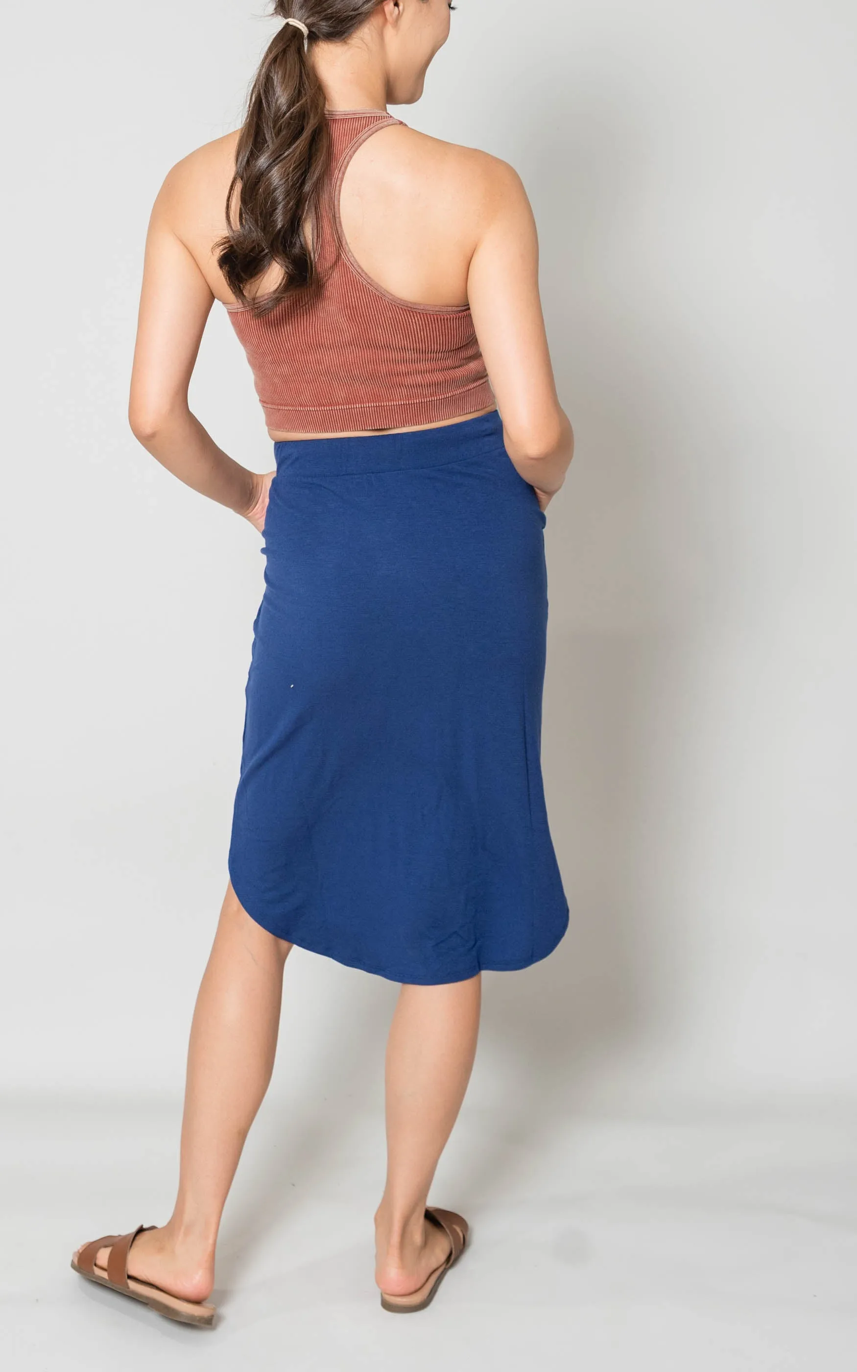 Better Than Banana Bread Midi Skirt - Final Sale*