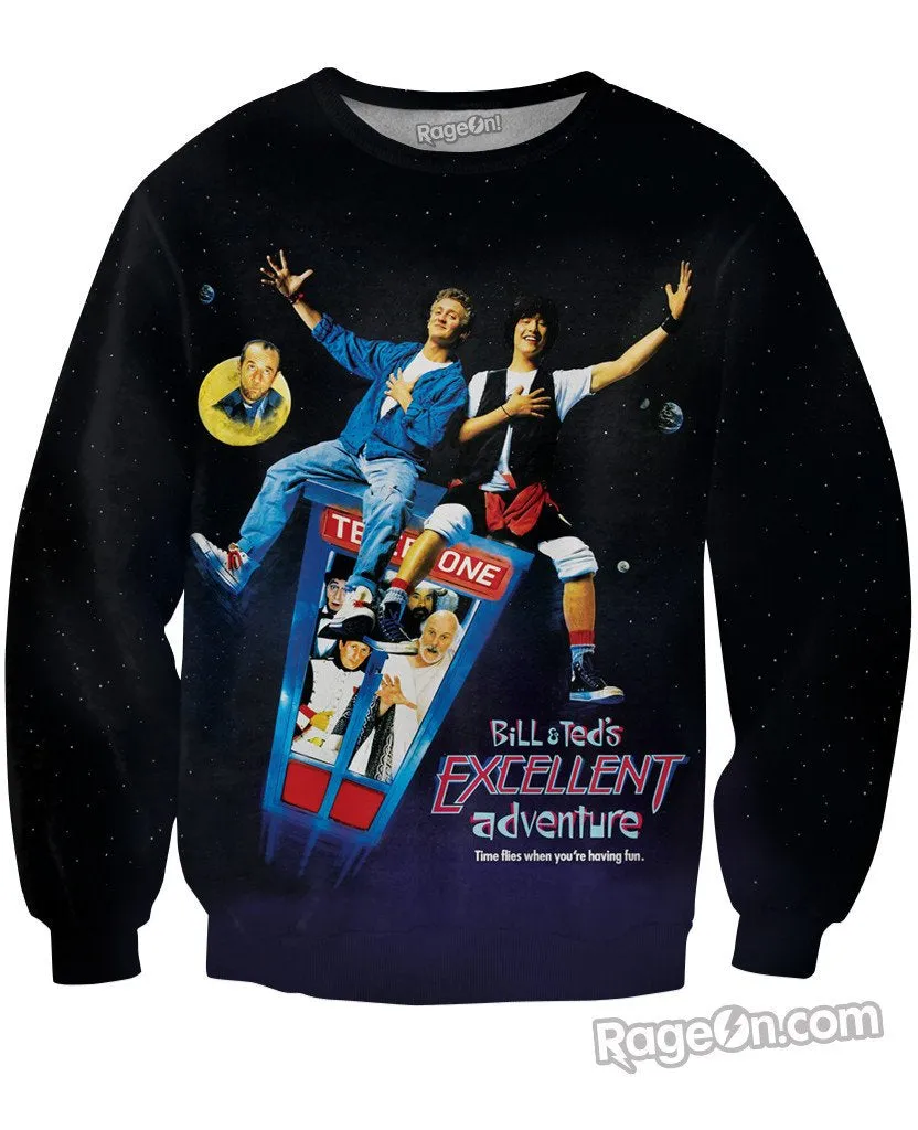 Bill and Ted's Excellent Adventure Crewneck Sweatshirt