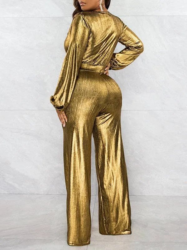 Bodycon Shiny Jumpsuit