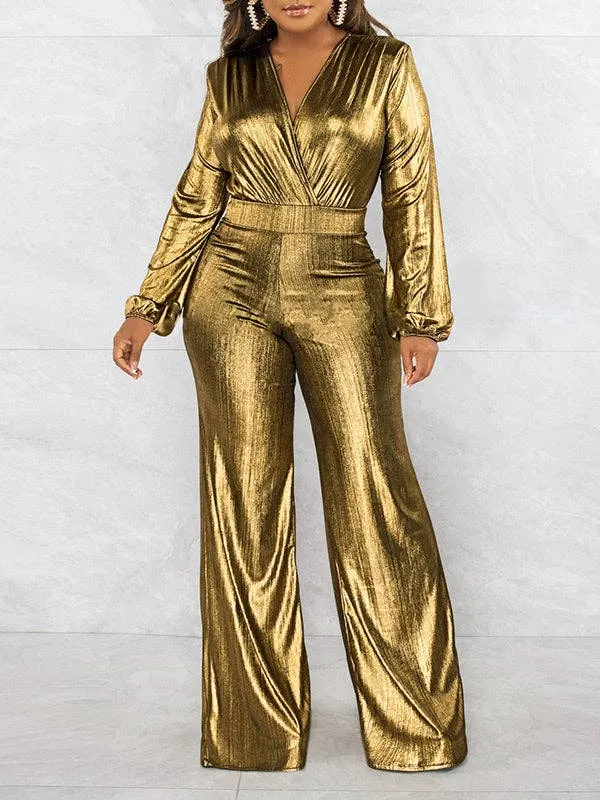 Bodycon Shiny Jumpsuit