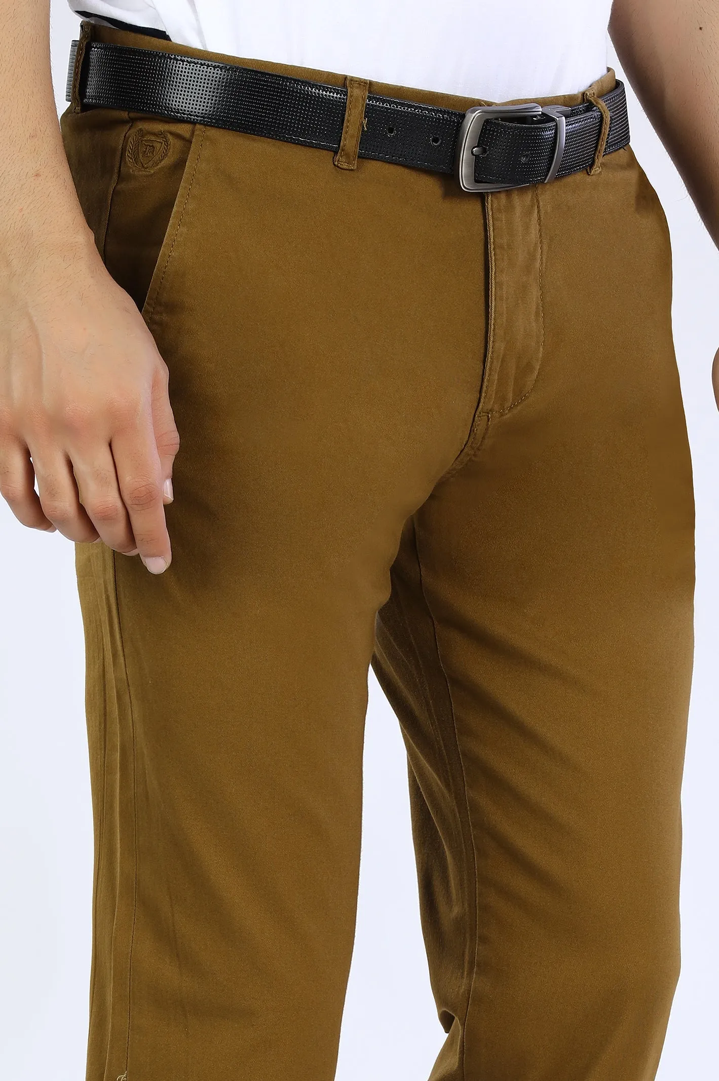 Camel Smart Fit Cotton Chino