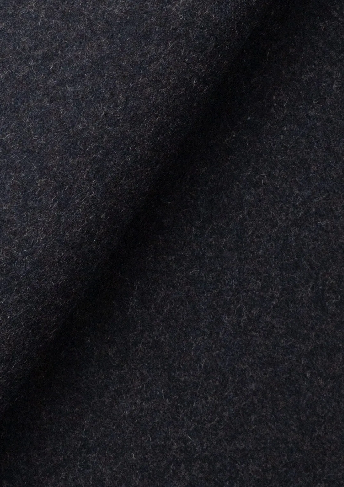 Charcoal Wool Classic Overcoat