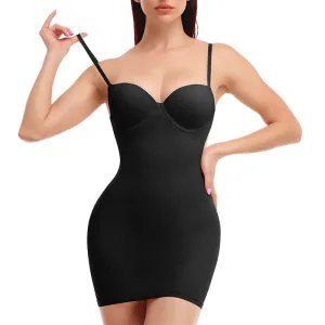 Contour Slip Dress With Bra