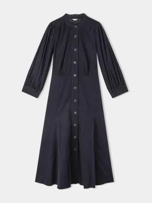 Cord shirt dress