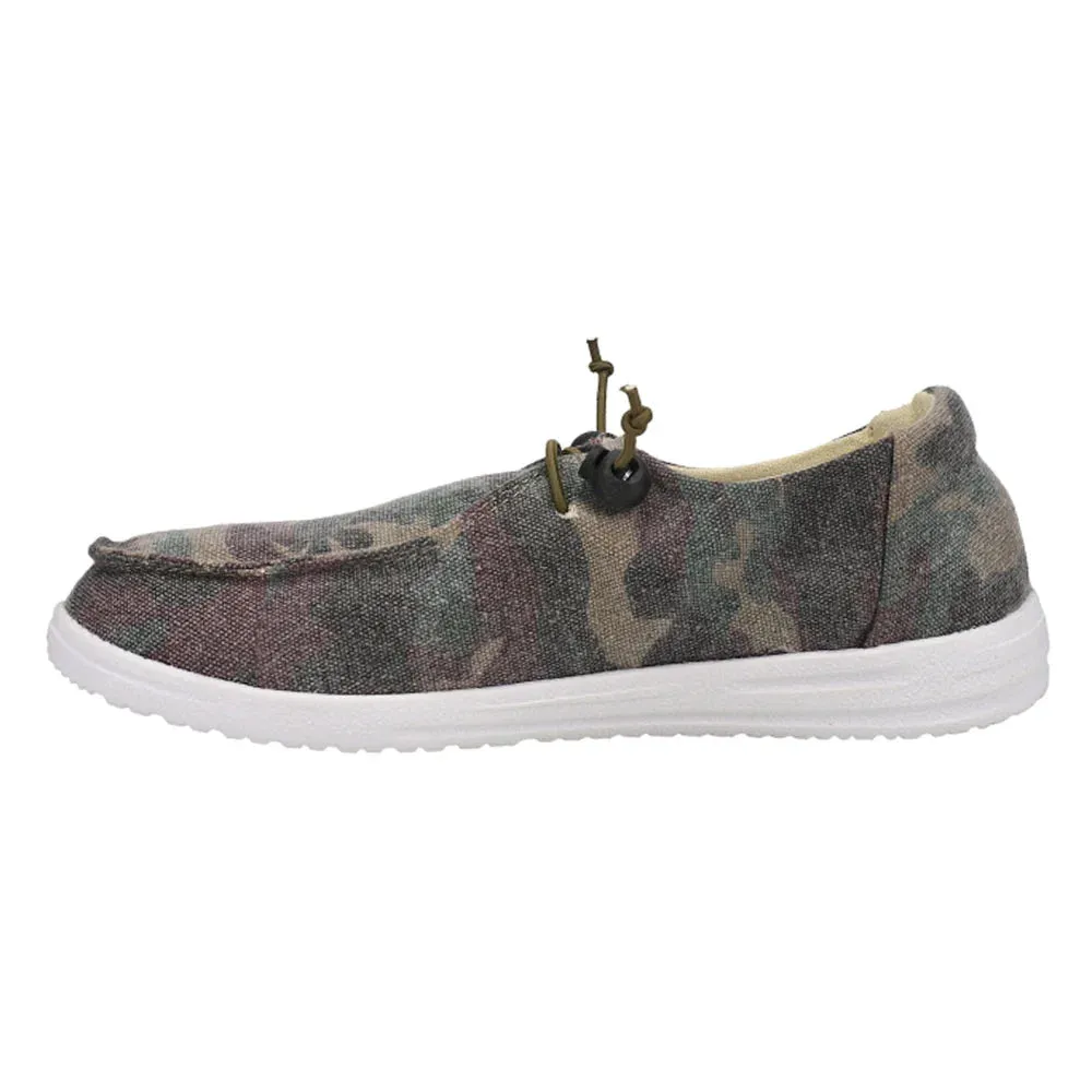 Corkys Women's Kayak Slip On Canvas Shoe - Camo 51-0127