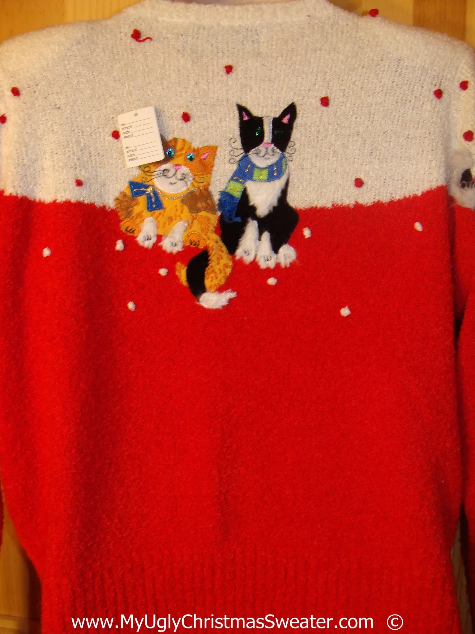 Crazy Cat Lady 2sided Christmas Sweater