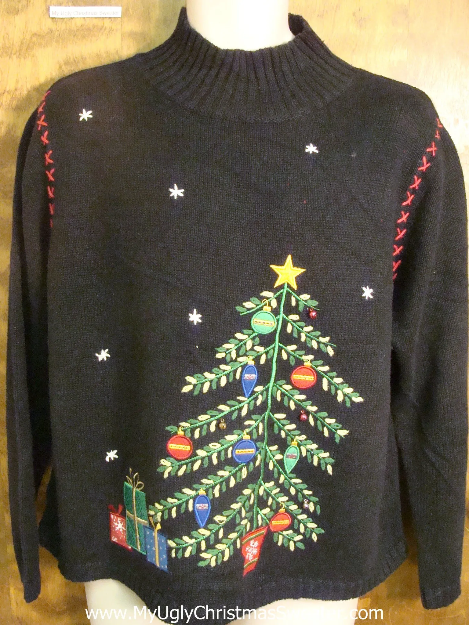 Decorated Tree Bad Christmas Sweater