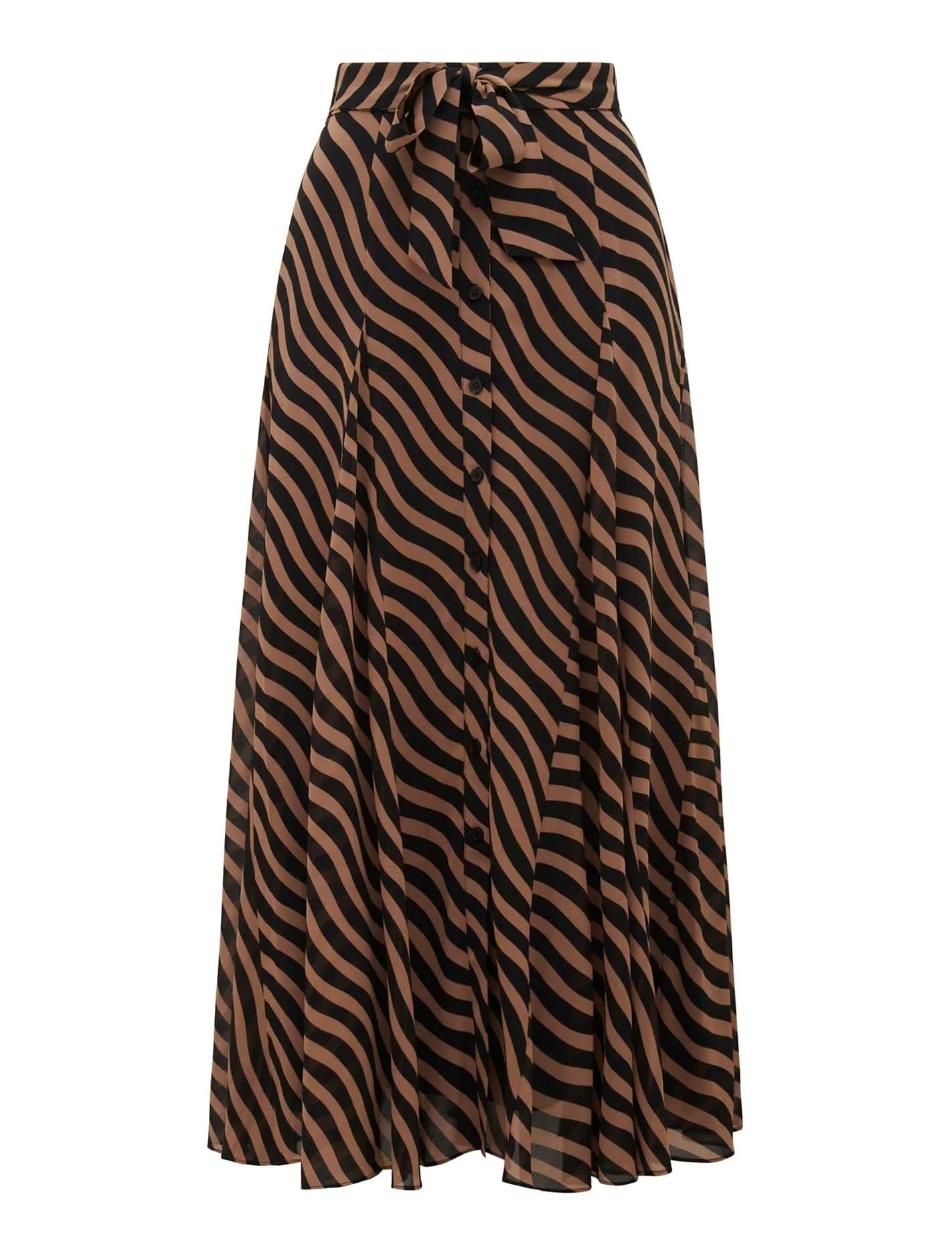 Donna Godet Midi Skirt