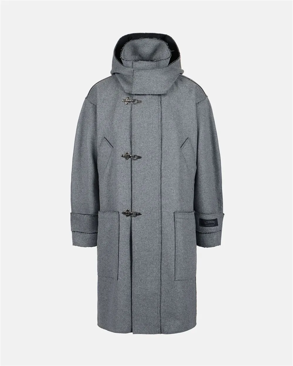 Duffle coat in double cloth