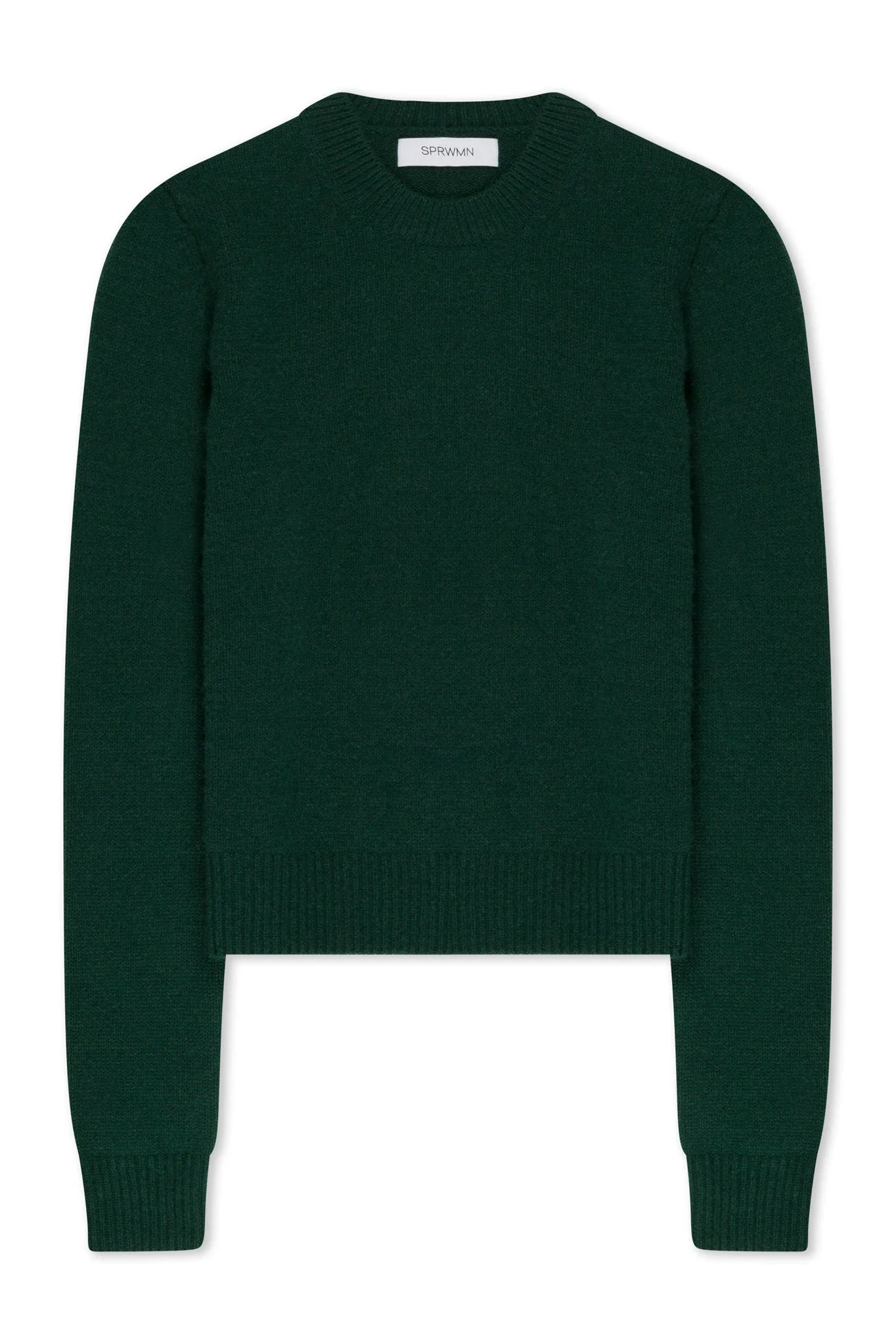 Emerald Cashmere Crewneck Sweater