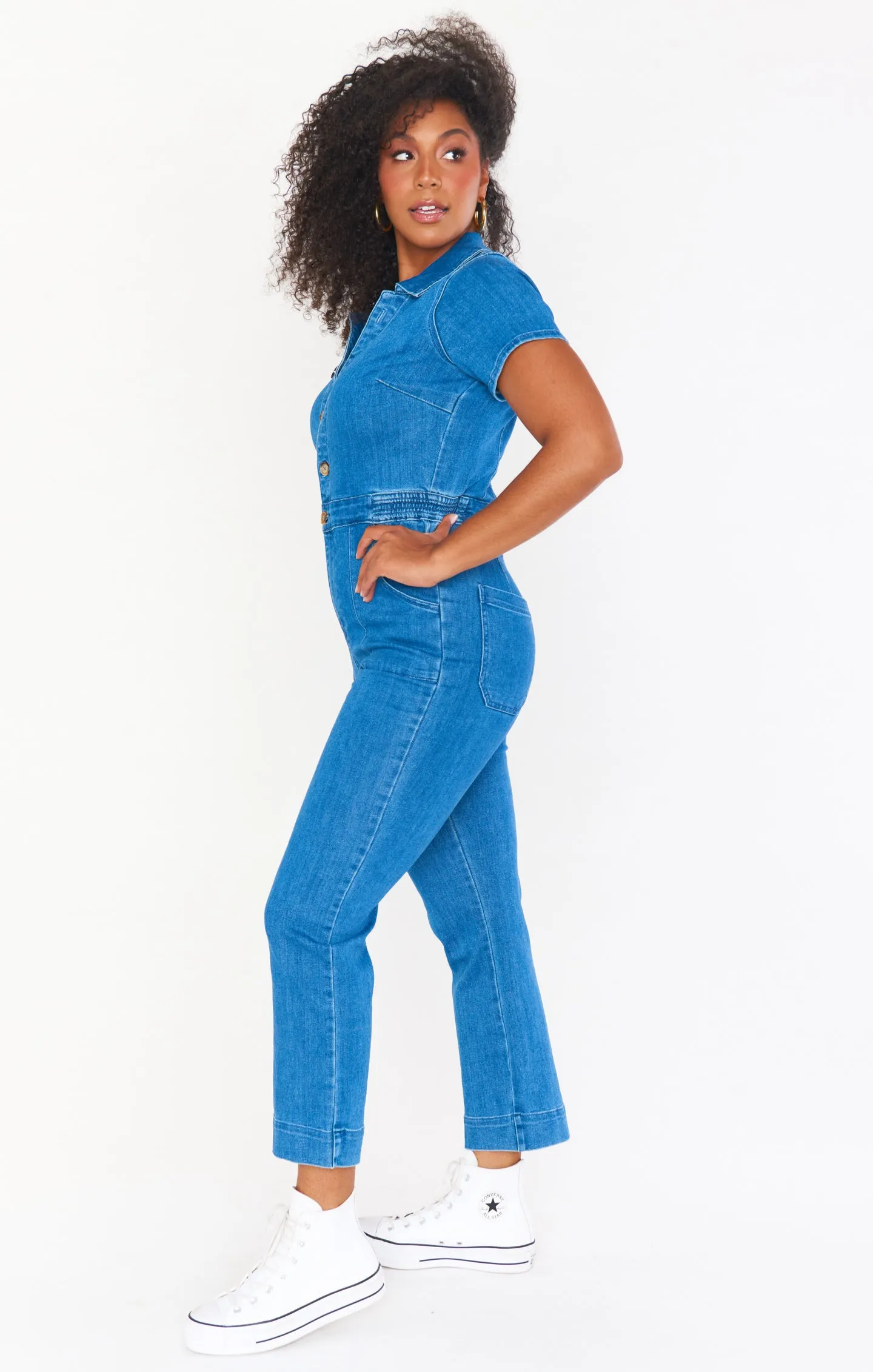 Emery Jumpsuit ~ French Blue