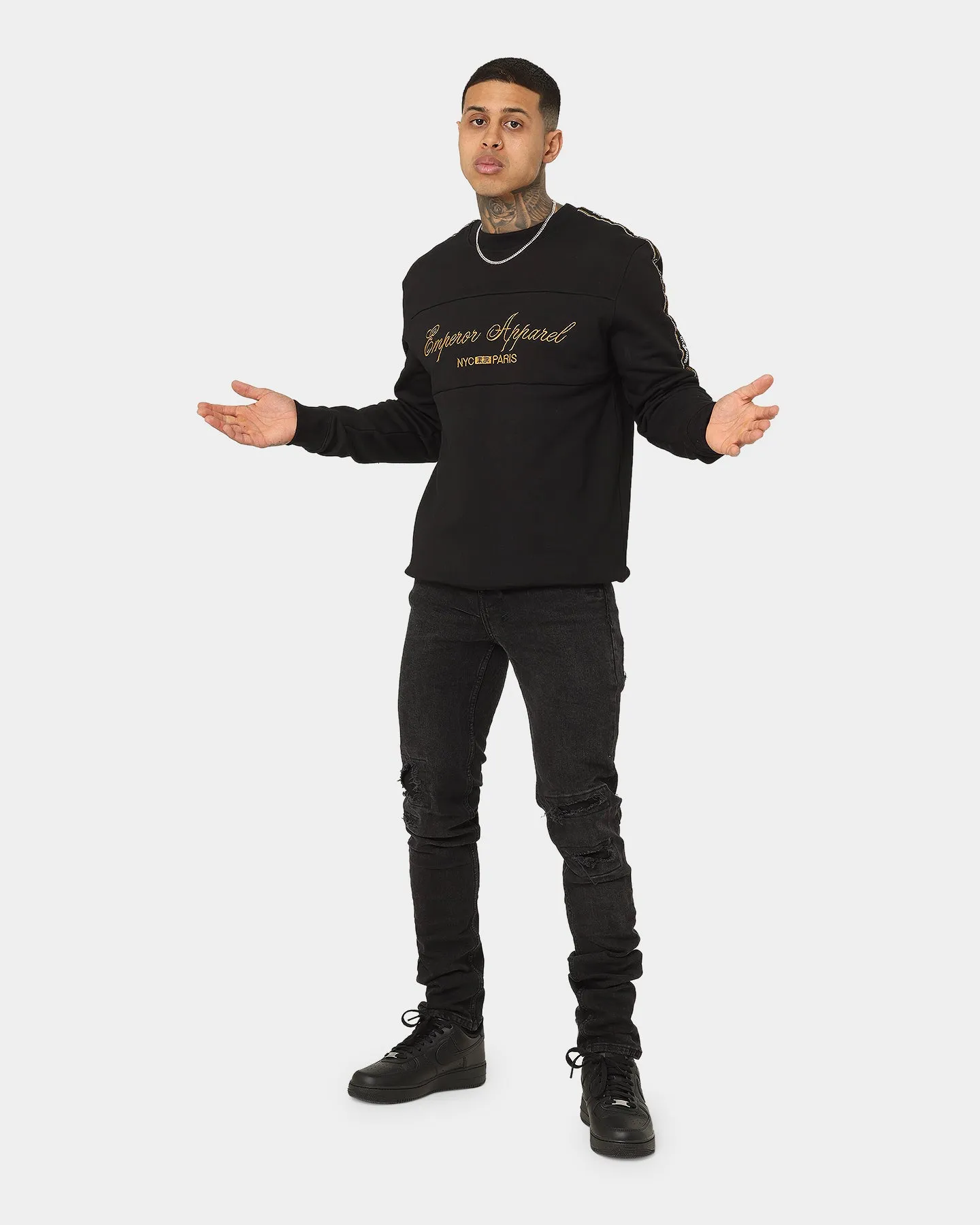 Emperor Apparel Nouveau Crewneck Black/Gold