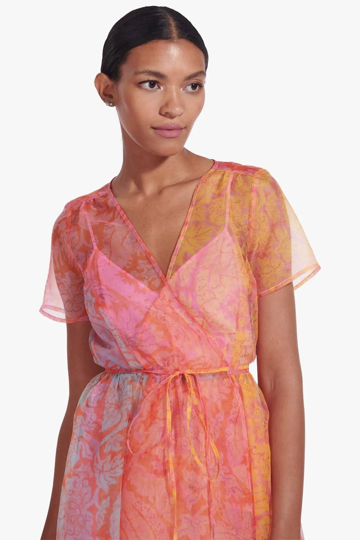 FILIPPA DRESS | FLORAL WAVE MULTI