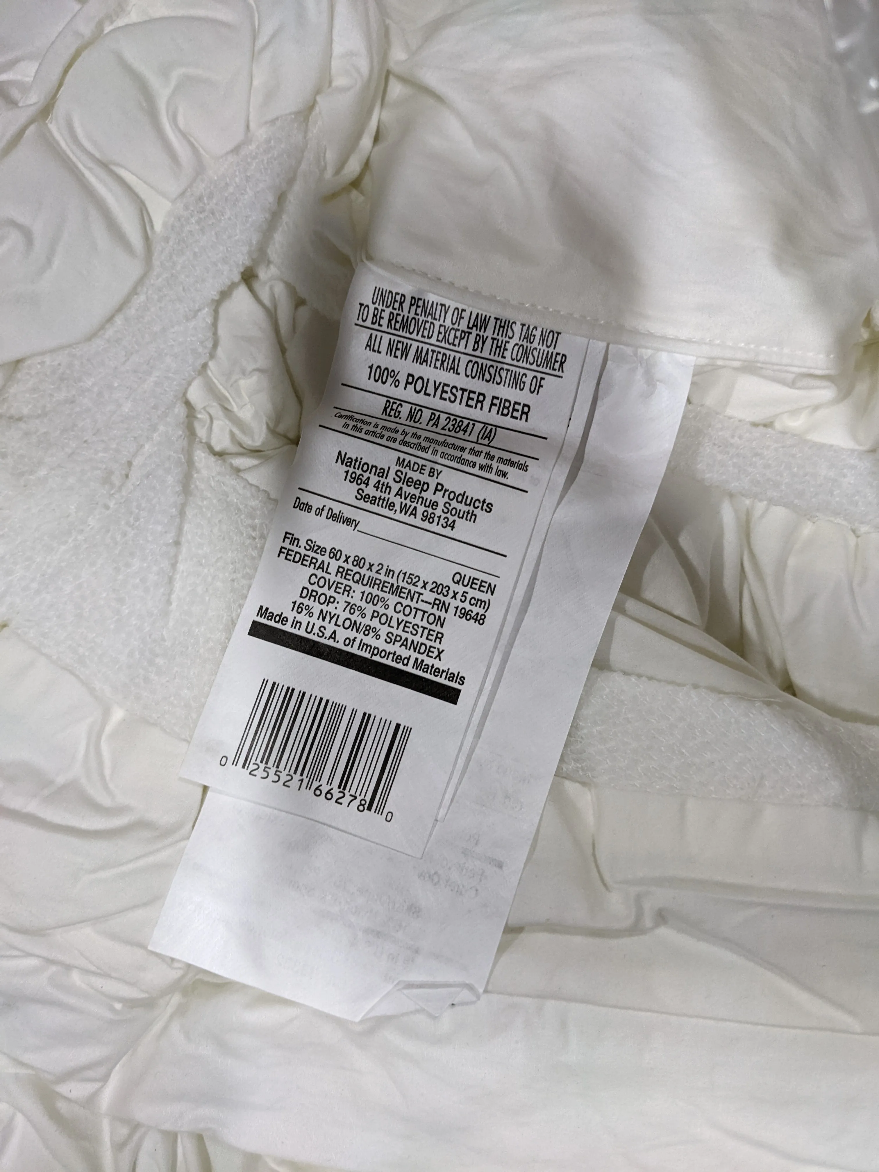 Final Sale: Restful Nights Innova Fiber Bed | Ultra Lofty Mattress Topper