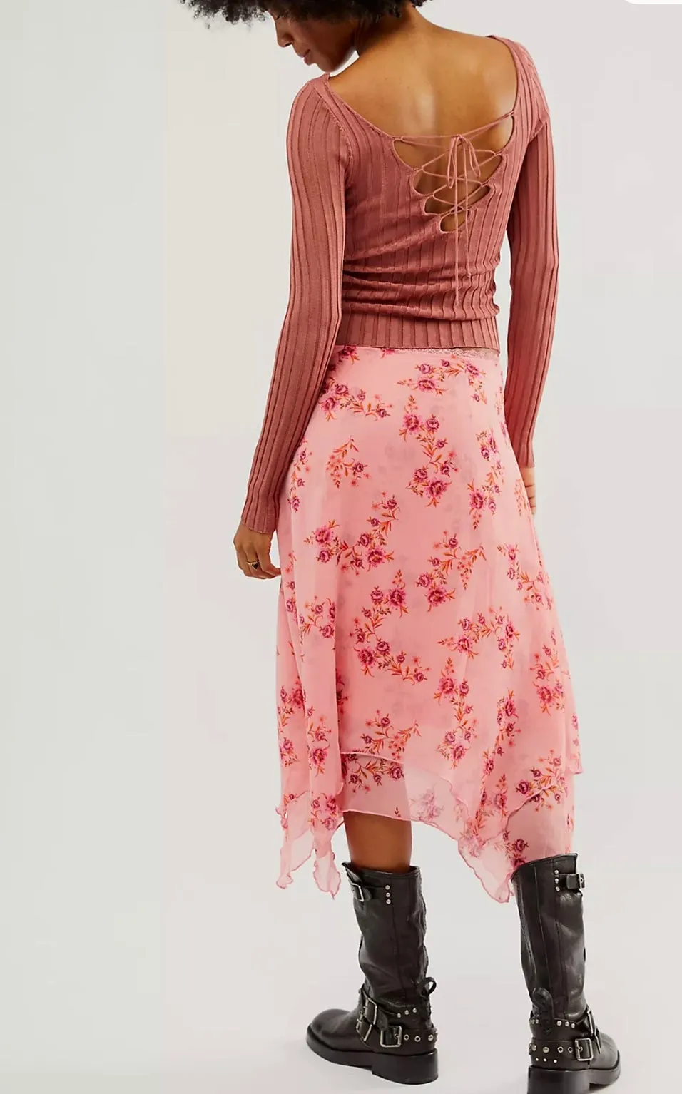 Free People Garden Party Midi Skirt