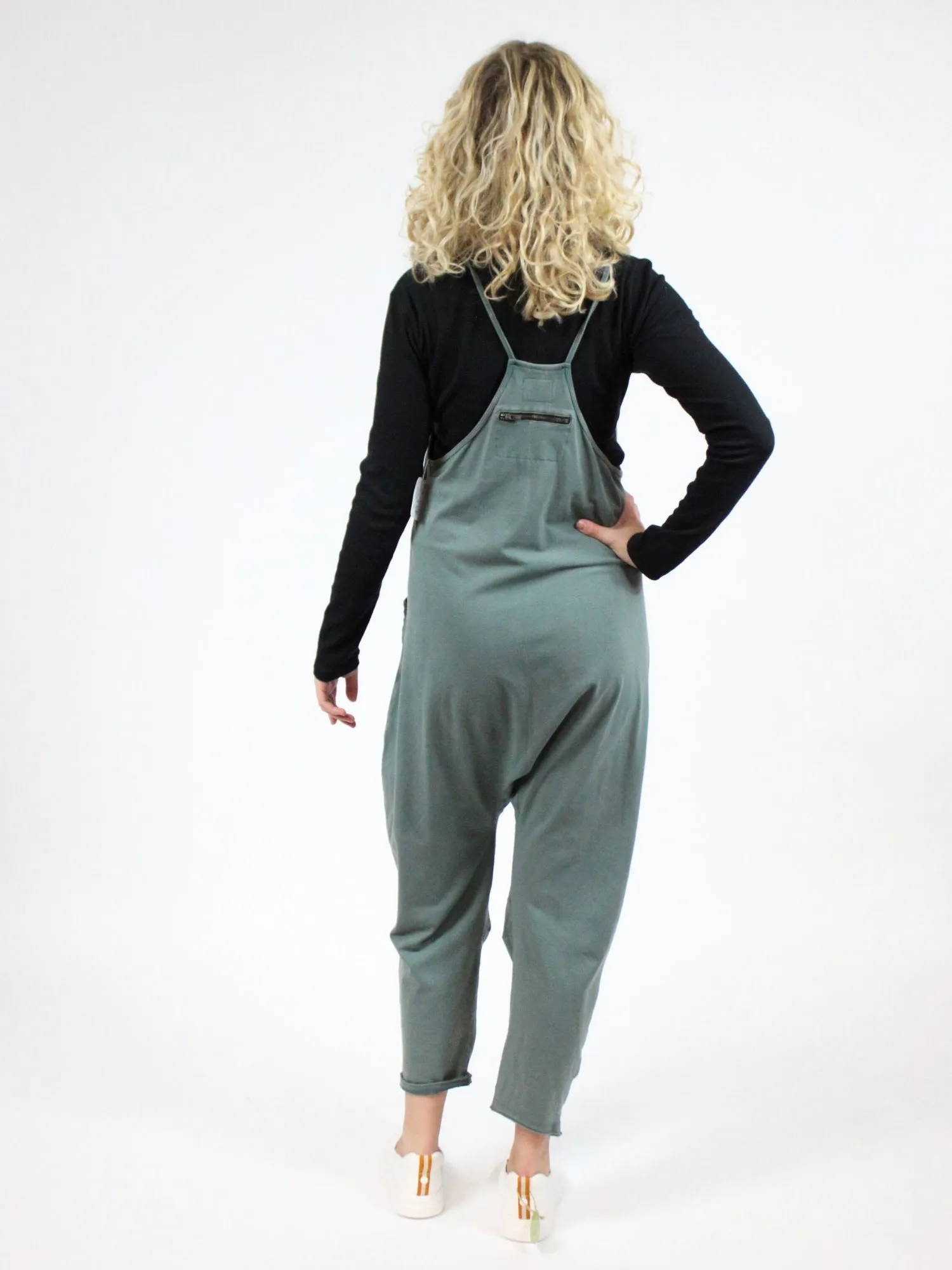 Free People Hot Shot Onesie: Midnight Jade