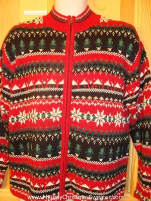 Green and Red 2sided Cheesy Ugly Christmas Sweater