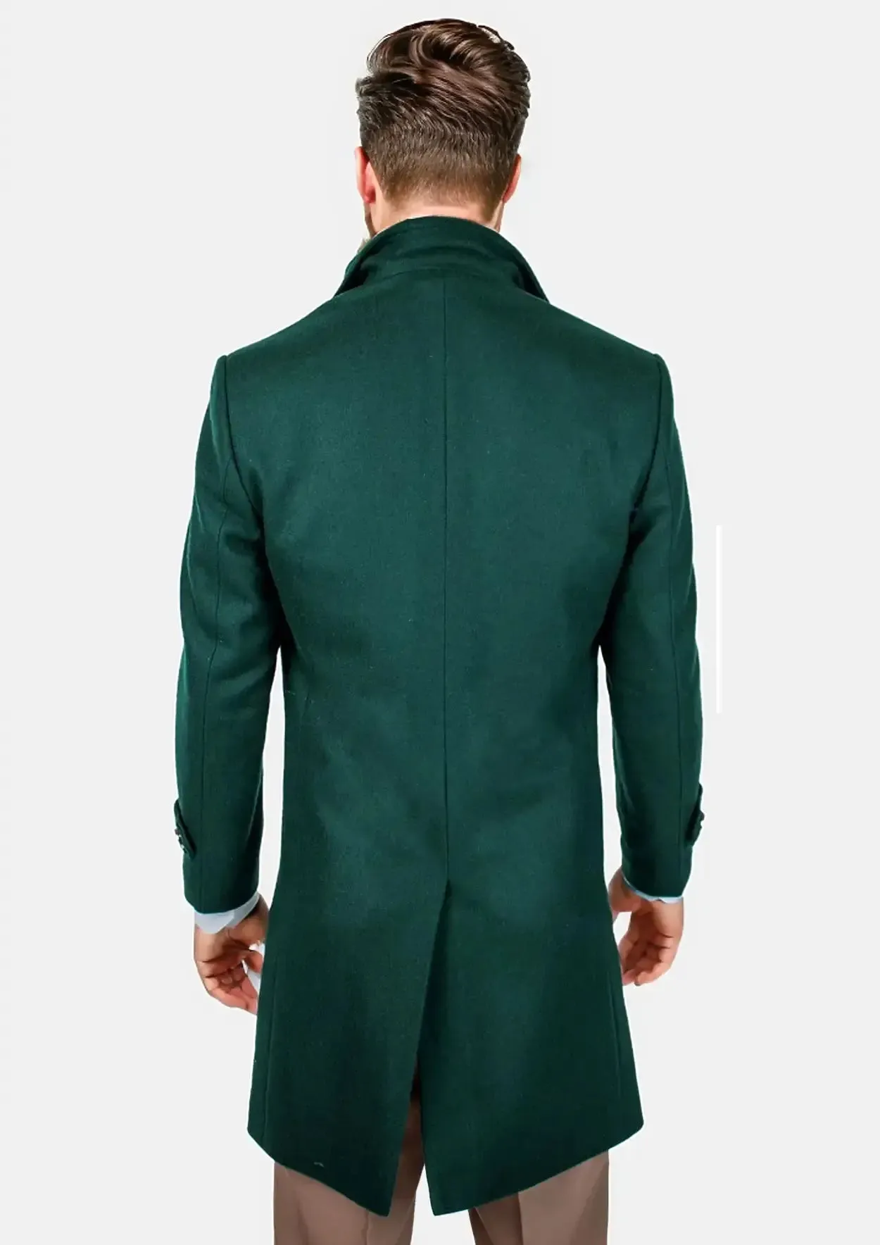 Green Classic Overcoat