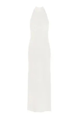 Greta Ivory Silk Long Slip Dress