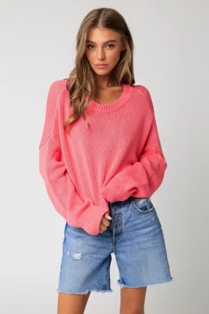 Helen Crewneck Cropped Sweater