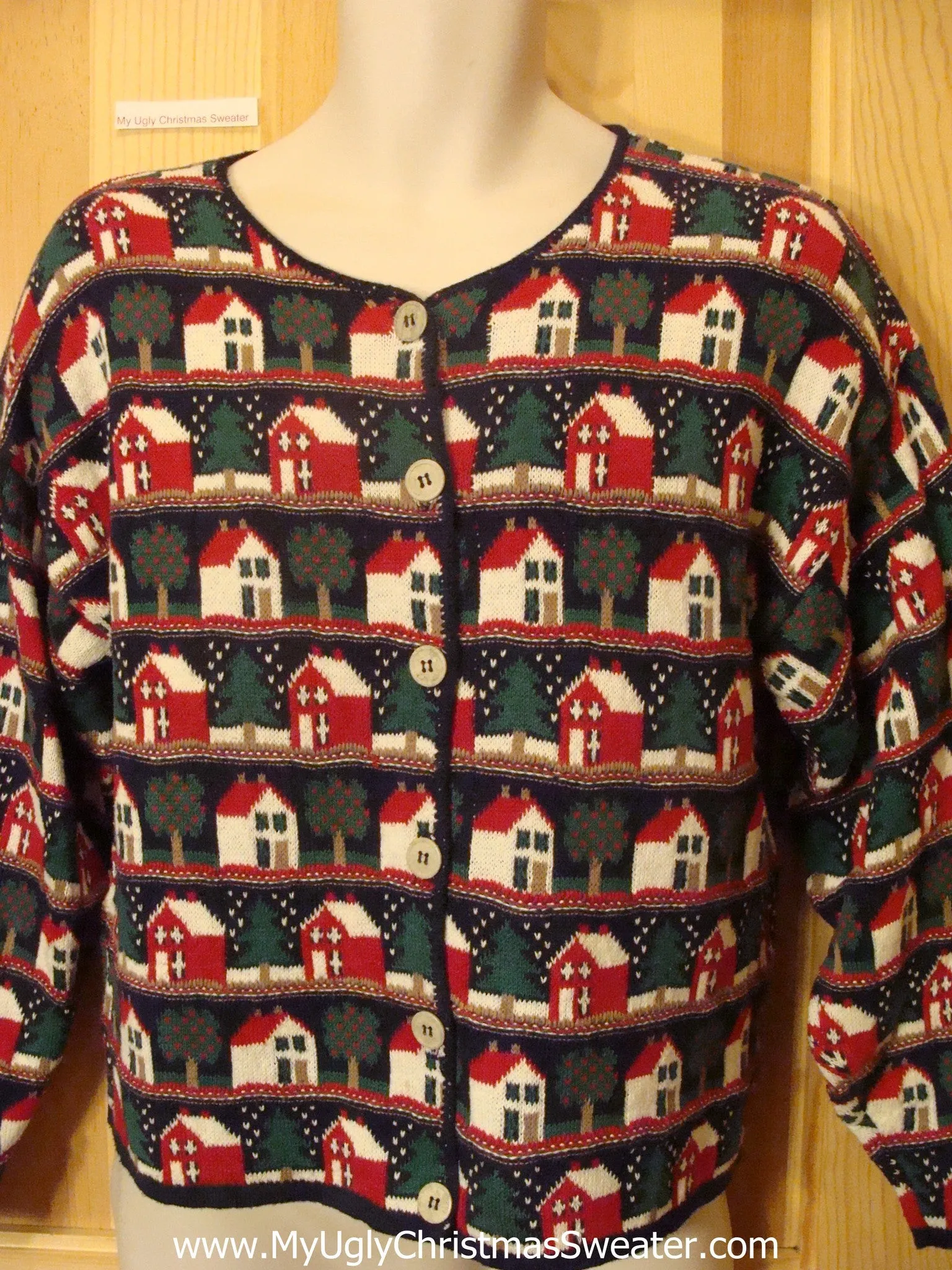 Holy Grail of Ugly Christmas Sweater Horrible Crazy Houses