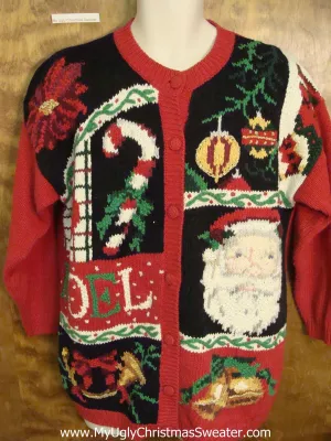 Horrible Scary Santa Christmas Sweater