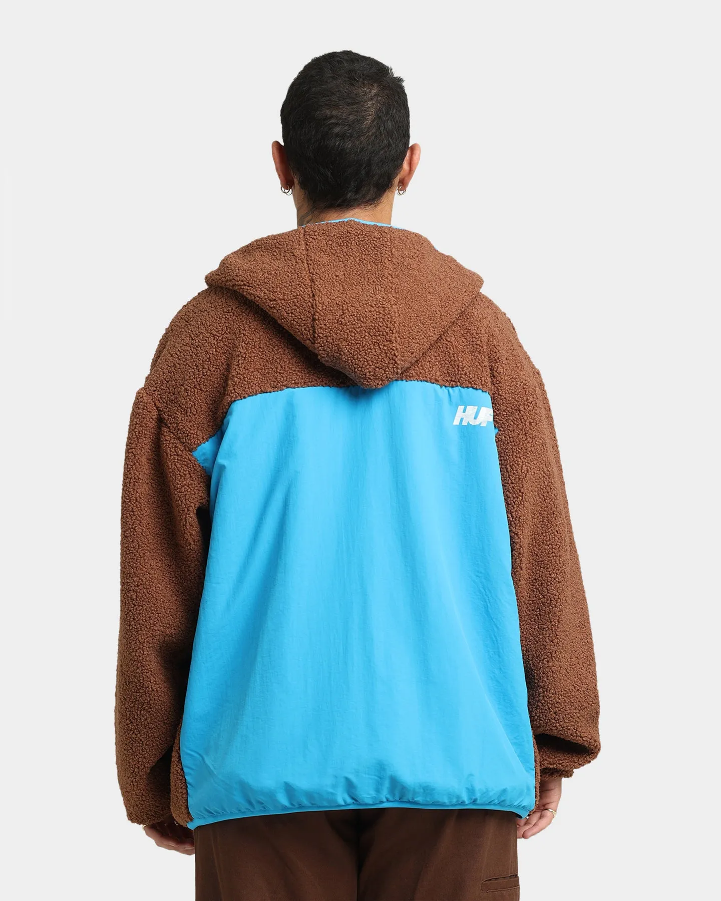 HUF Fort Point Sherpa Jacket Dust Brown