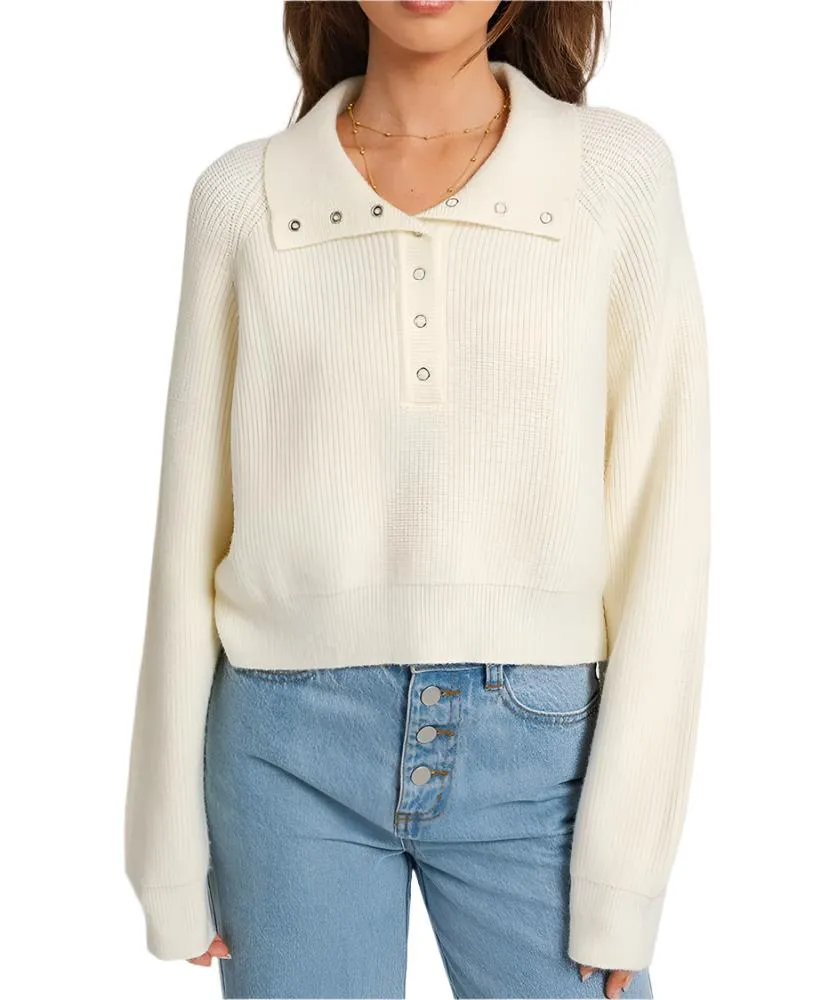 Isla Ribbed Crop Sweater