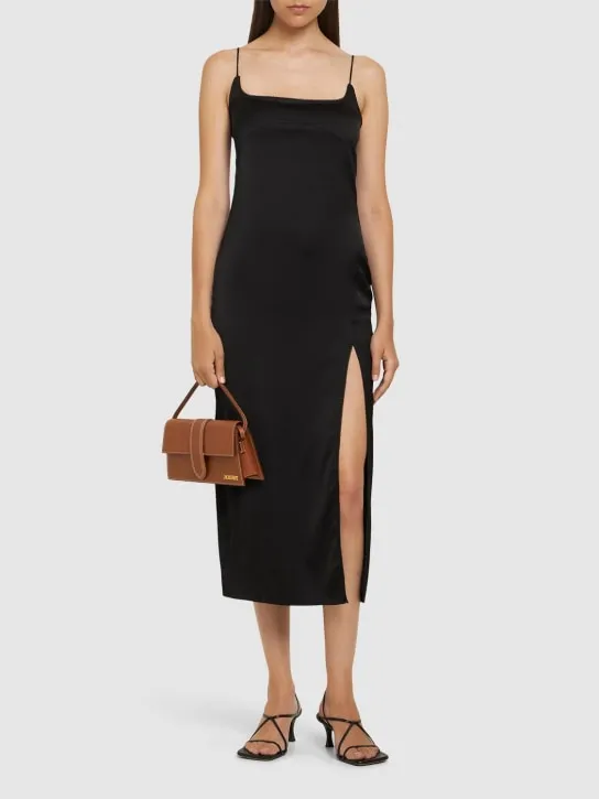 Jacquemus   La Robe Notte satin midi dress 