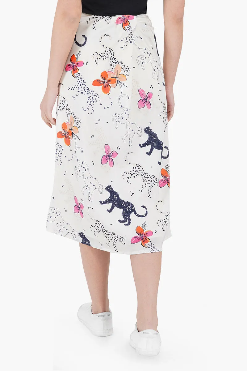 Jaguar Floral Skirt