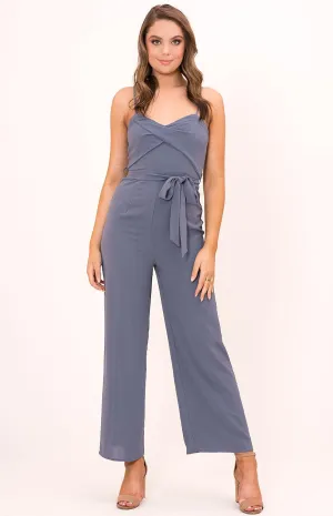 Jennie Jumpsuit In Greyblue