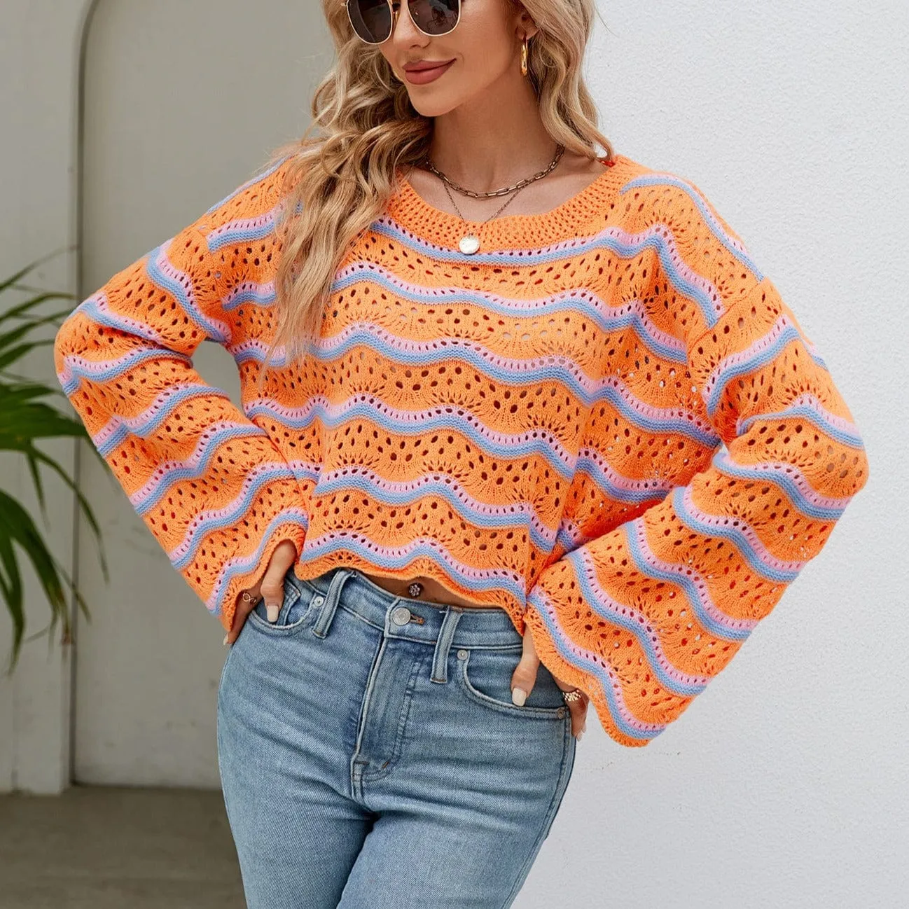 Jessamine Crop Knitted Sweater