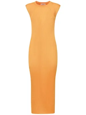 Jil Sander   Sleeveless jersey midi dress 