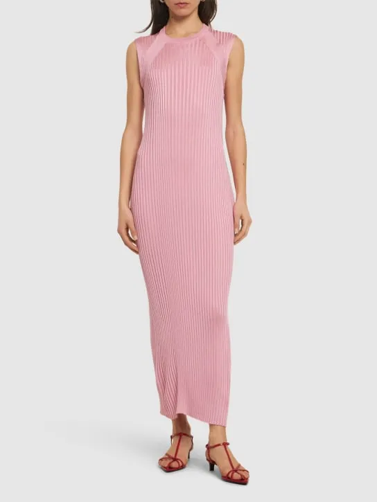 Jil Sander   Sleeveless jersey midi dress 