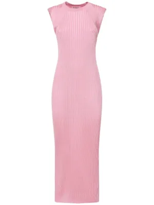 Jil Sander   Sleeveless jersey midi dress 