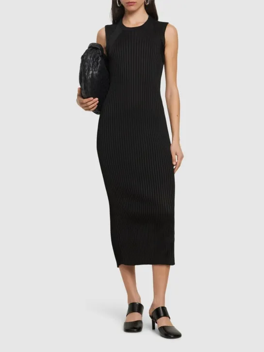 Jil Sander   Sleeveless jersey midi dress 